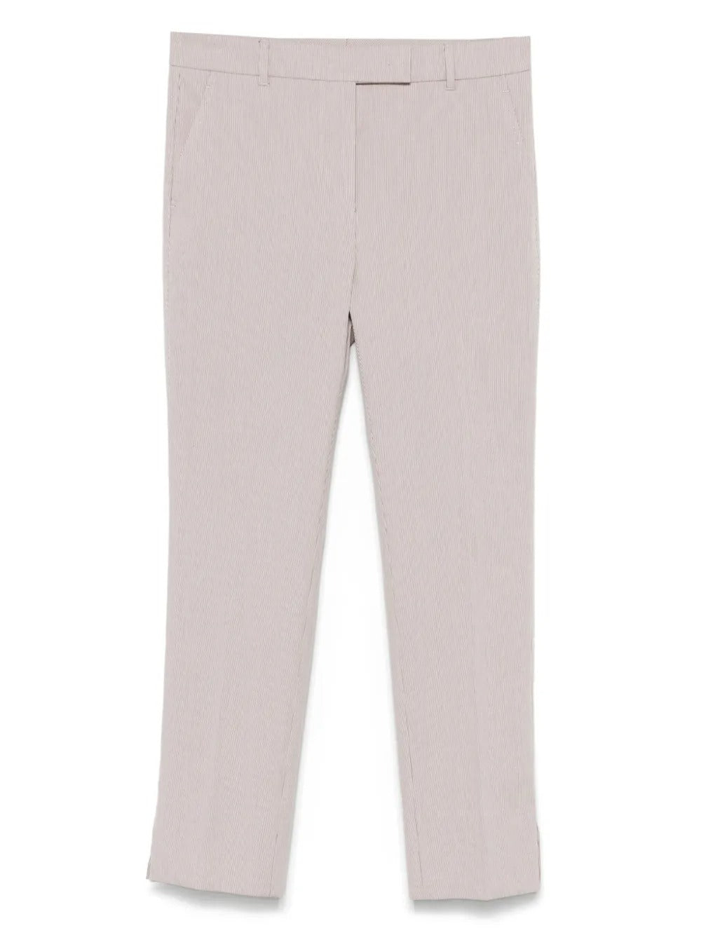 STRIPED COTTON TROUSERS