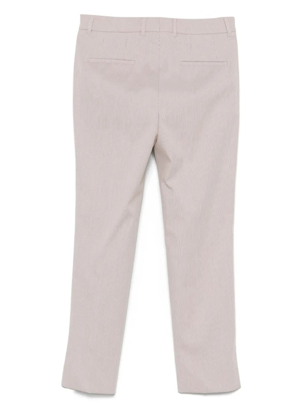 STRIPED COTTON TROUSERS