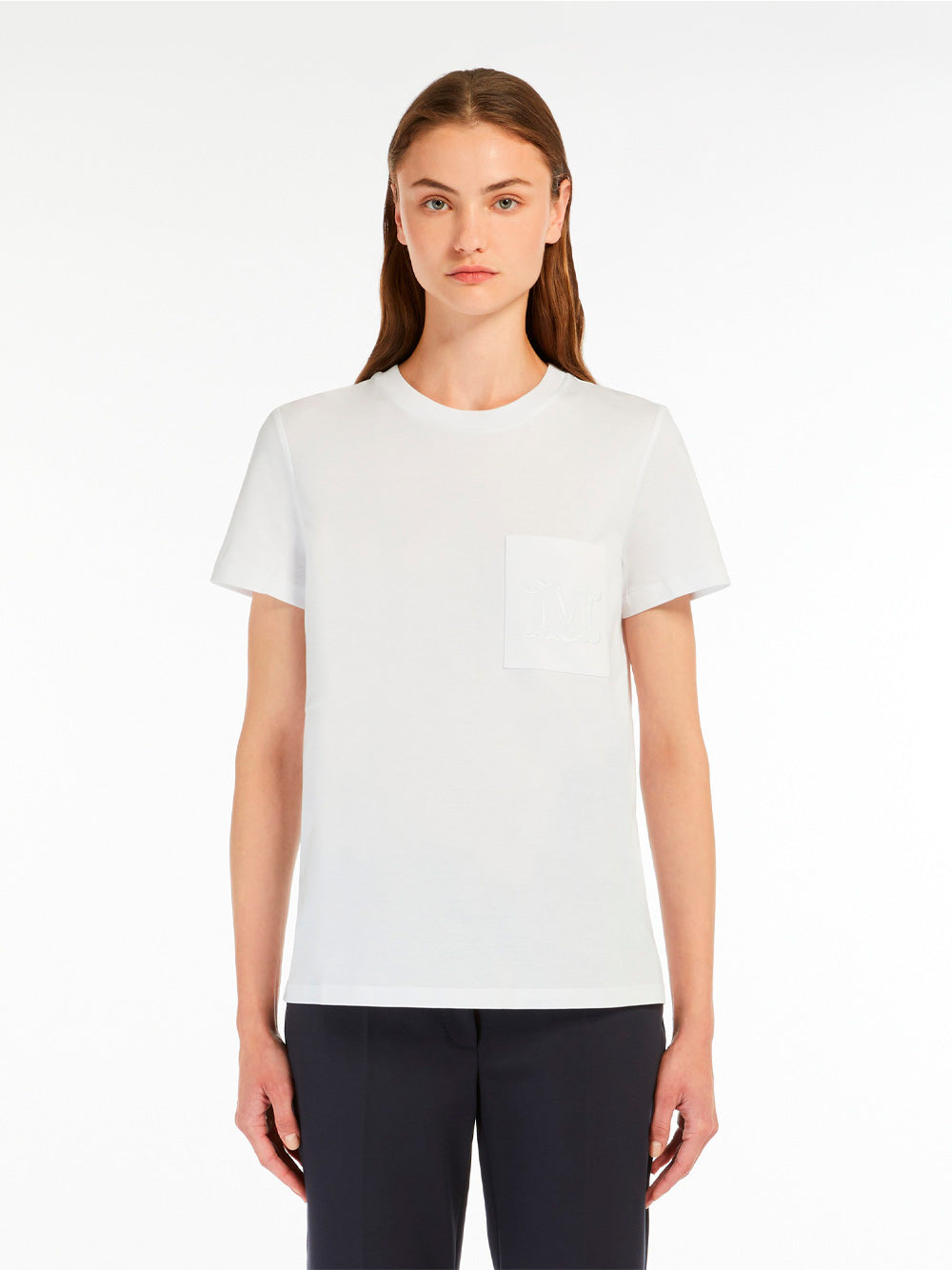M MONOGRAM COTTON JERSEY T-SHIRT
