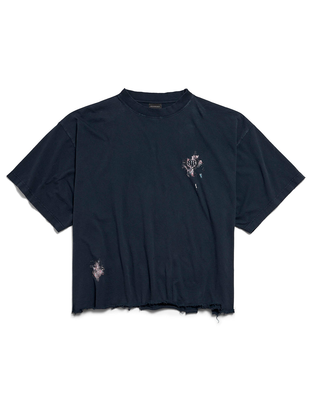 NAIL POLISH CROPPED T-SHIRT