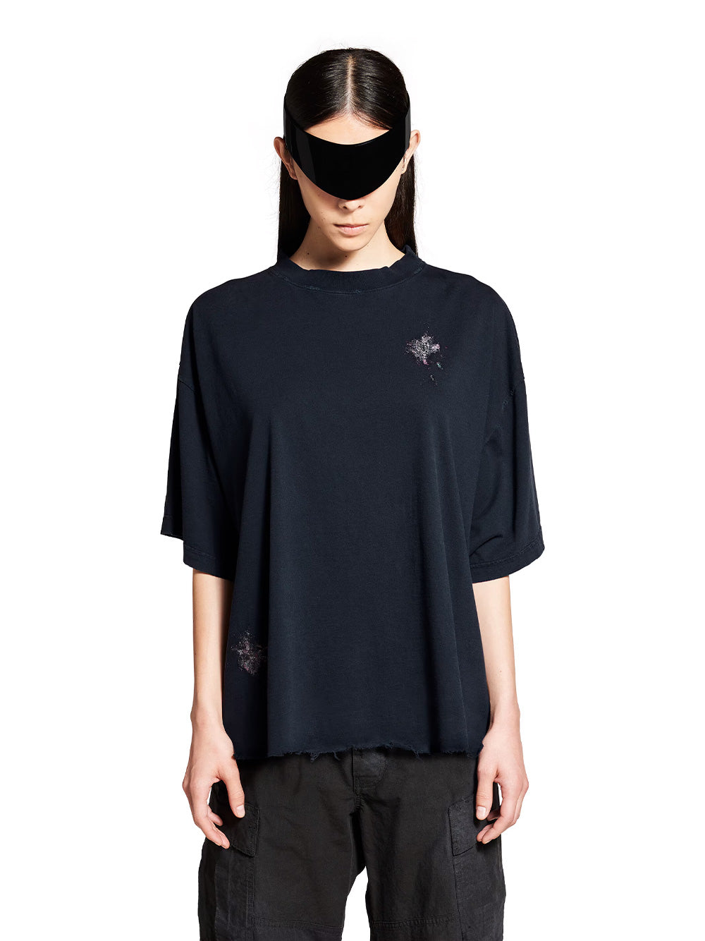 NAIL POLISH CROPPED T-SHIRT
