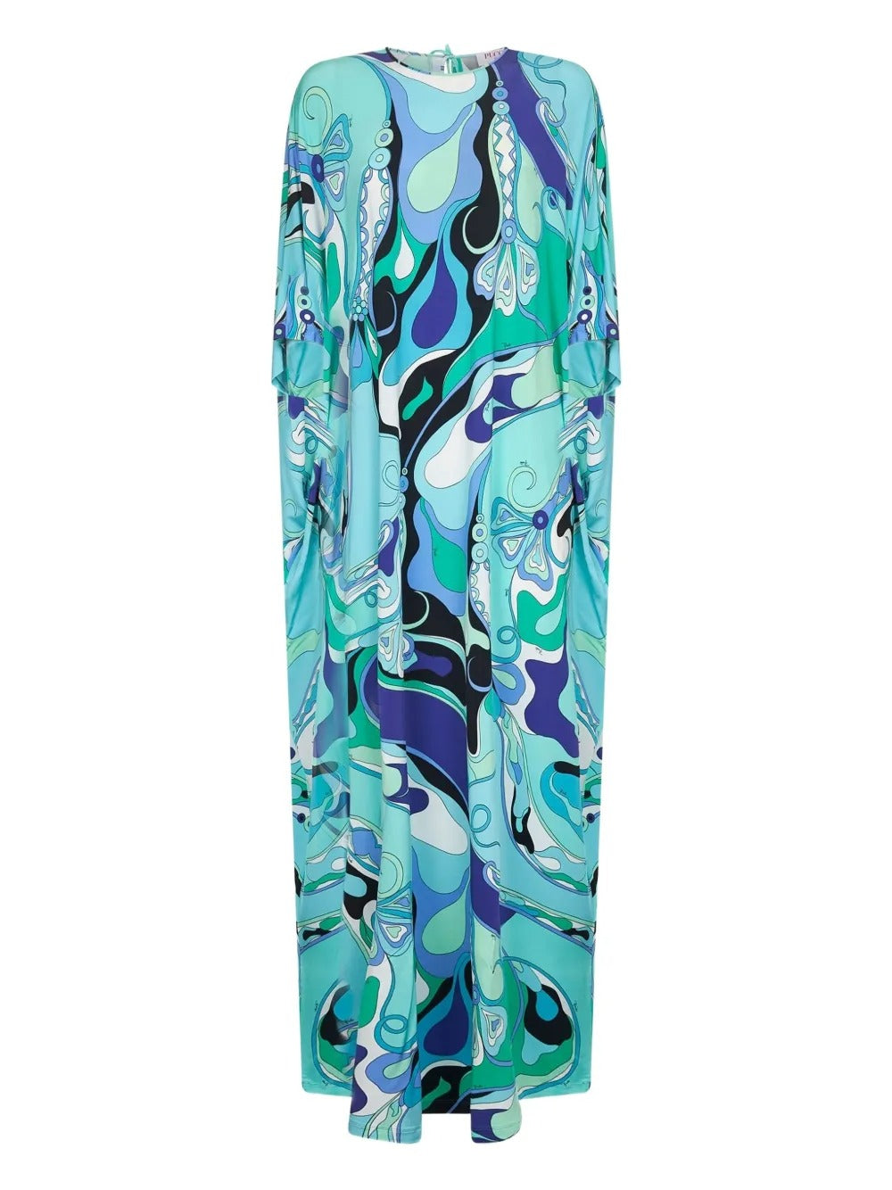 ORCHIDEE-PRINT LONG KAFTAN