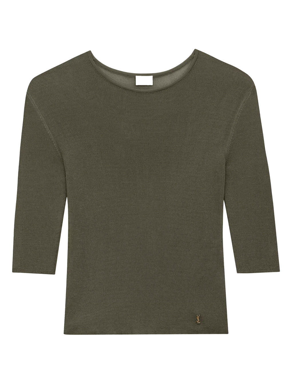 CASSANDRE SEMI-SHEER KNITTED TOP