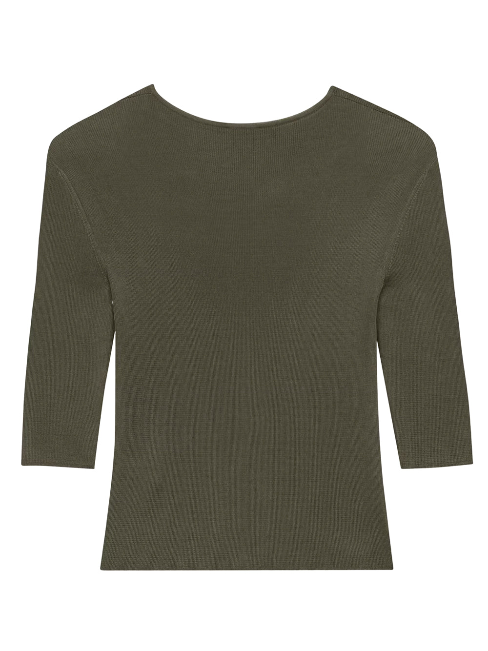 CASSANDRE SEMI-SHEER KNITTED TOP