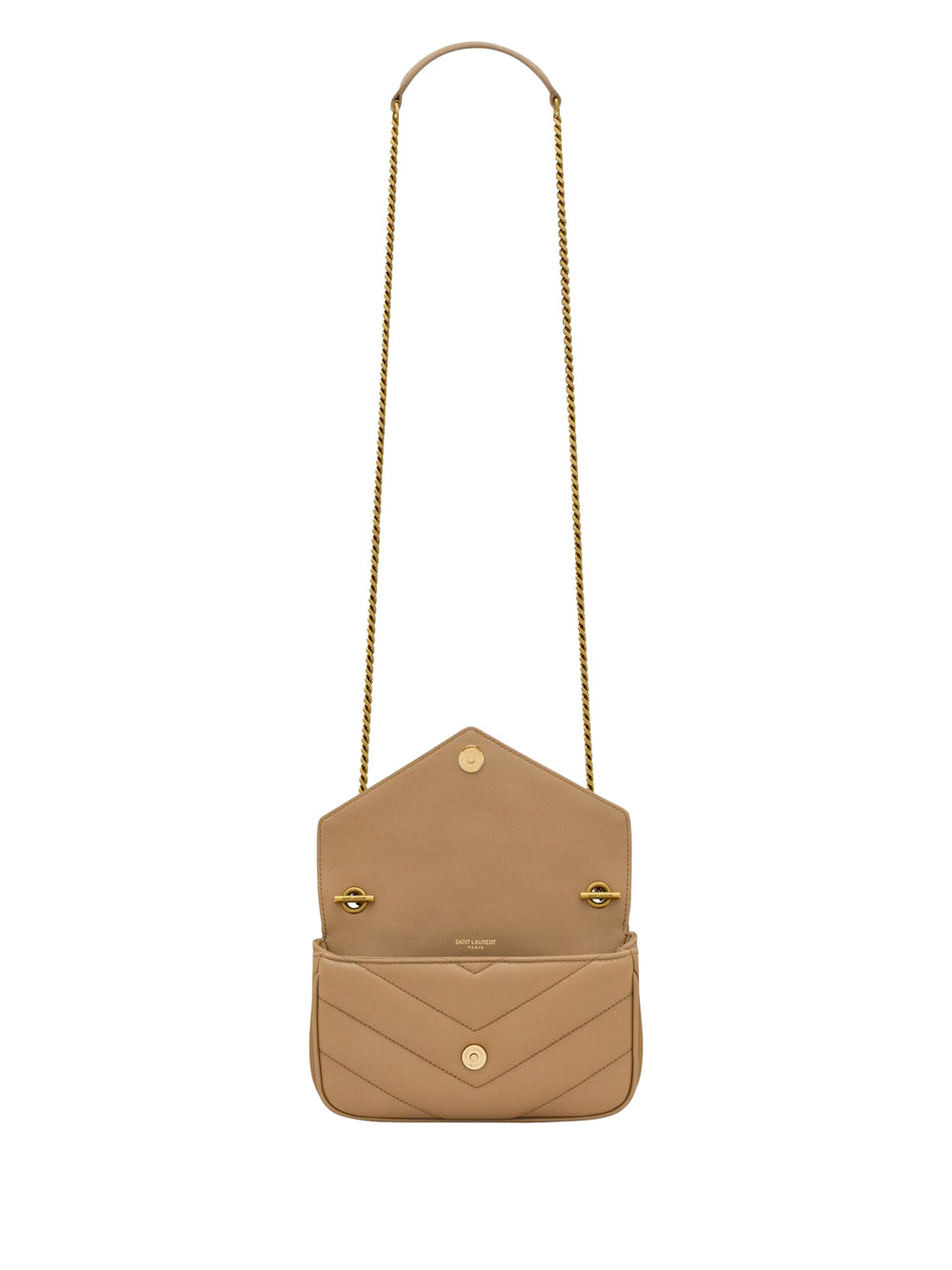LOULOU MINI CHAIN BAG IN LAMBSKIN