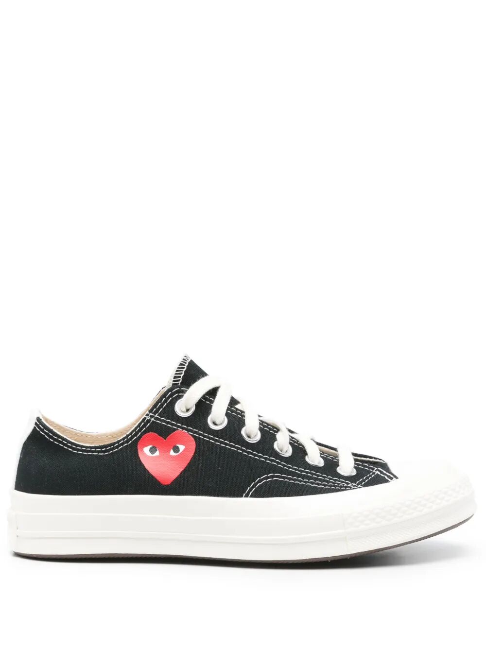 CHUCK TAILOR RED HEART LOW TOP SNEAKERS