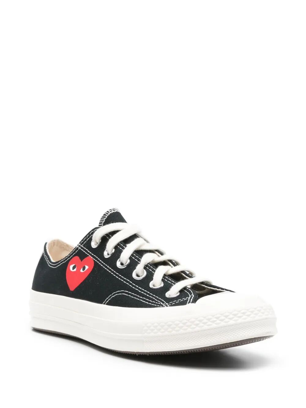 CHUCK TAILOR RED HEART LOW TOP SNEAKERS