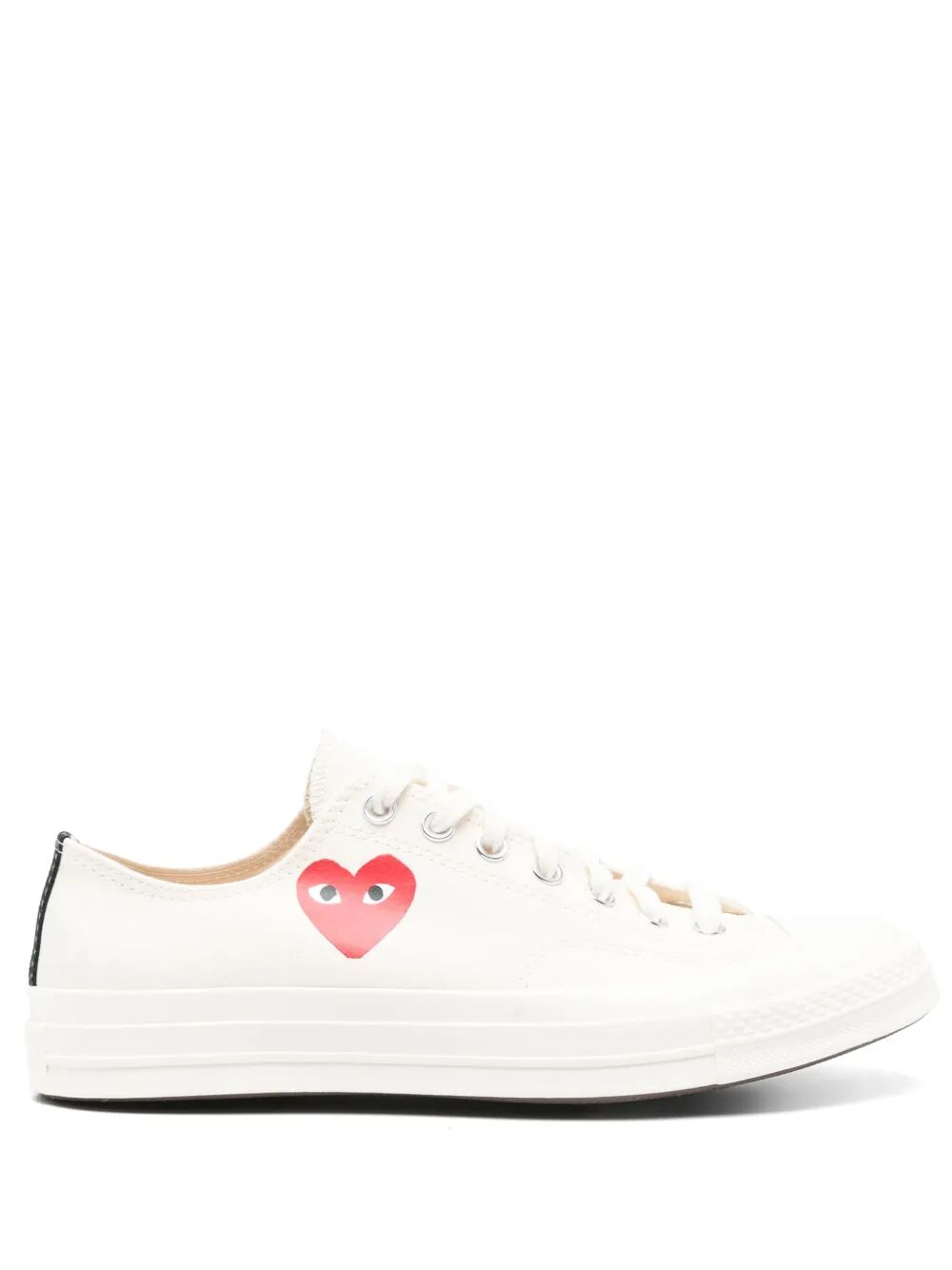 CHUCK TAILOR RED HEART LOW TOP SNEAKERS
