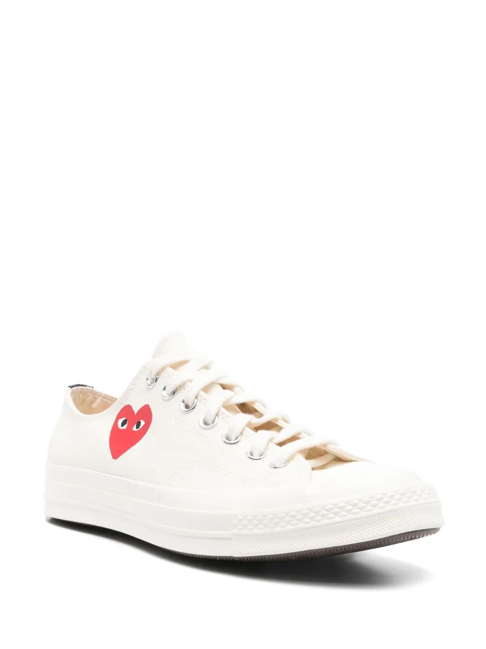 CHUCK TAILOR RED HEART LOW TOP SNEAKERS