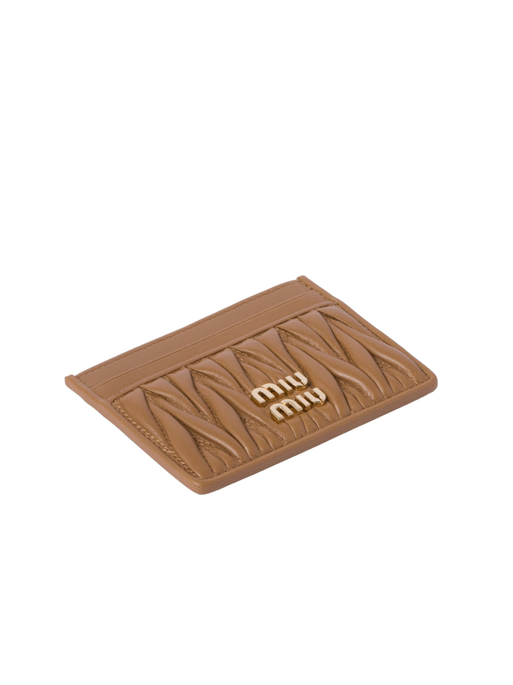 MATELASSÉ NAPPA LEATHER CARD HOLDER