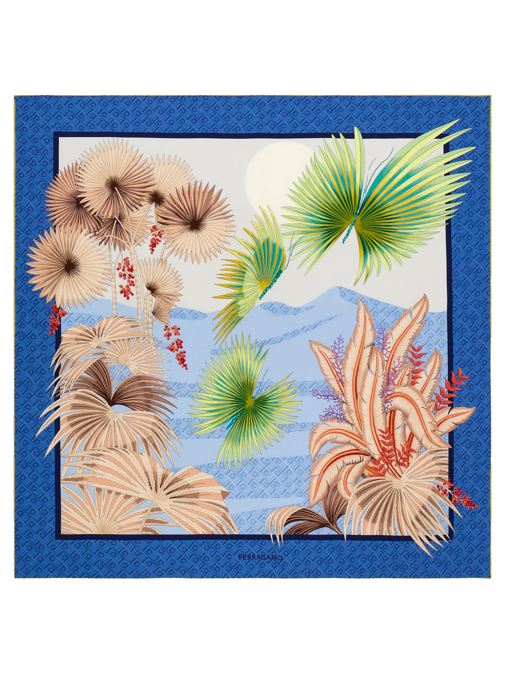 DUNE PRINT SILK SCARF