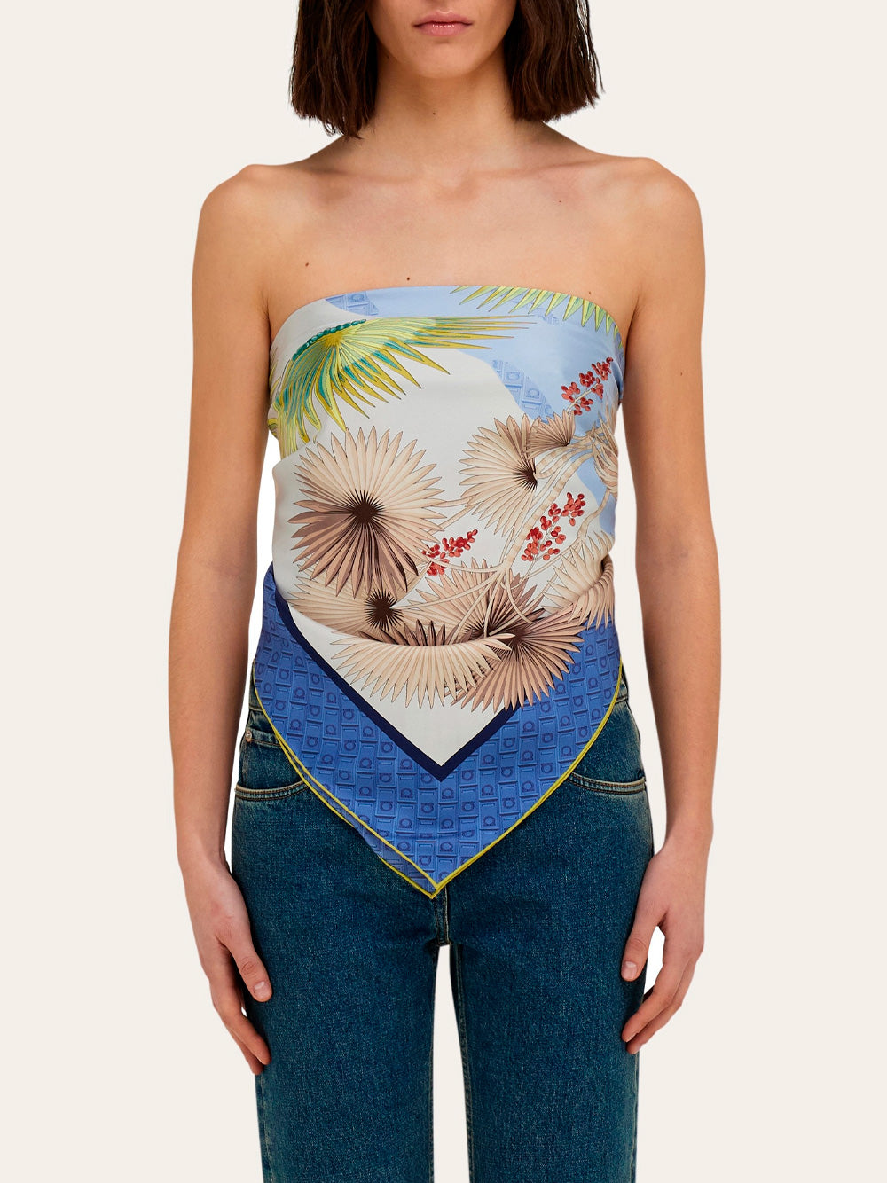 DUNE PRINT SILK SCARF