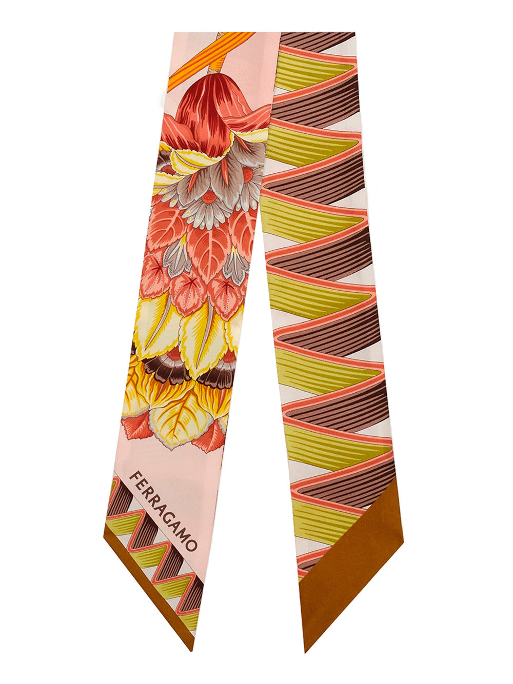 GIADAFLY PRINTED SILK BANDEAU