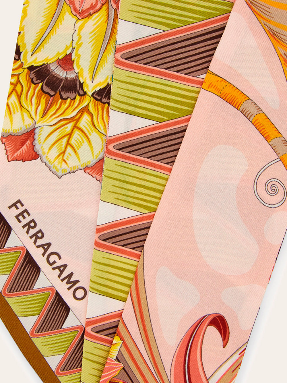 GIADAFLY PRINTED SILK BANDEAU