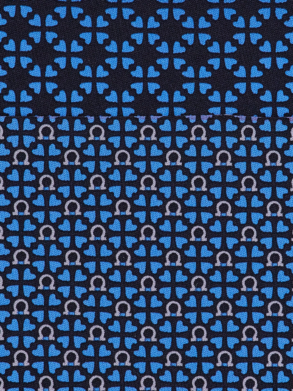 GANCINI AND HEARTS PRINTED ADA SILK TIE