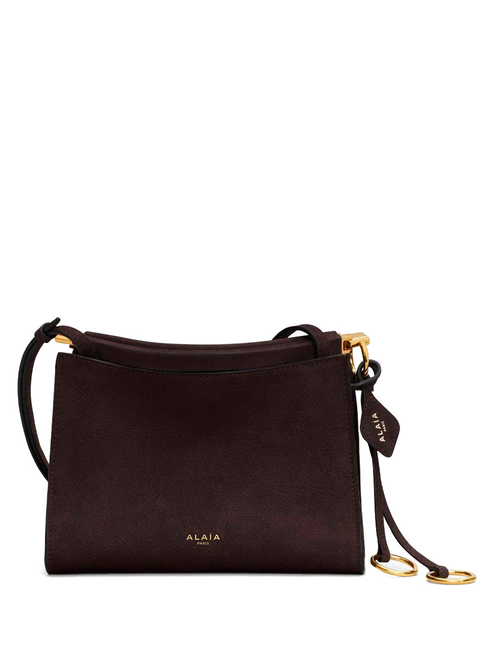 LE CLICK SMALL SQUARE BAG IN NUBUCK