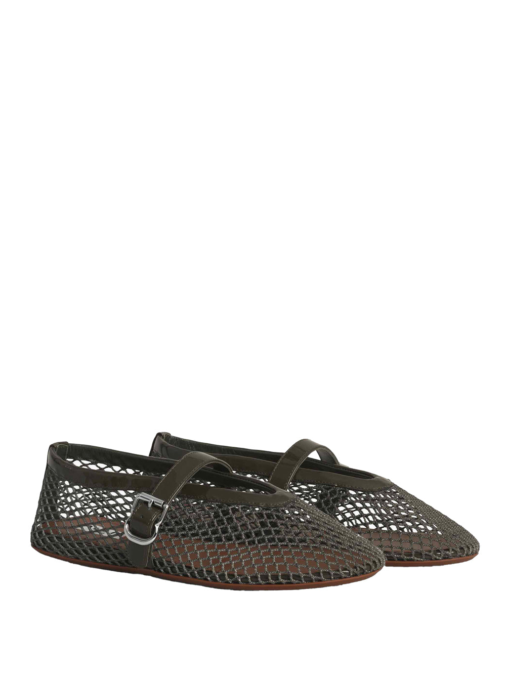 BALLET FLATS IN FISHNET