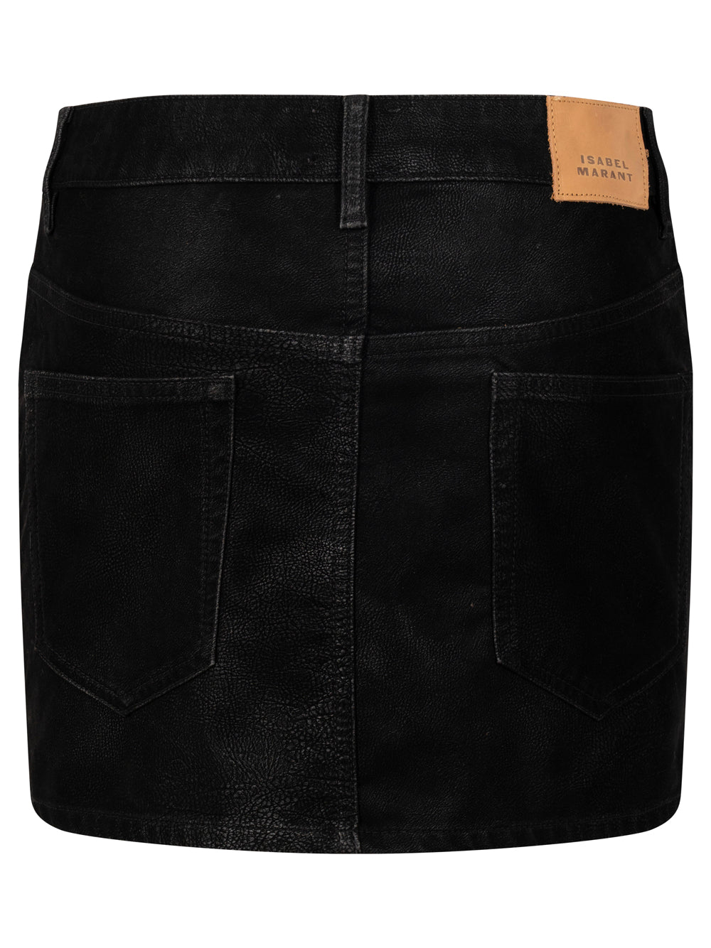 KIMMY FAUX LEATHER MINISKIRT