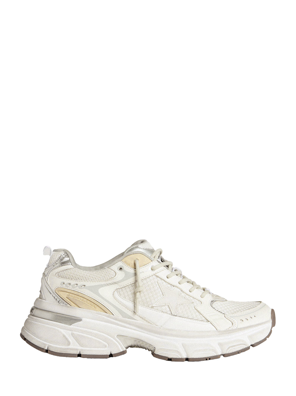 LIGHTSTAR MESH AND LEATHER SNEAKERS