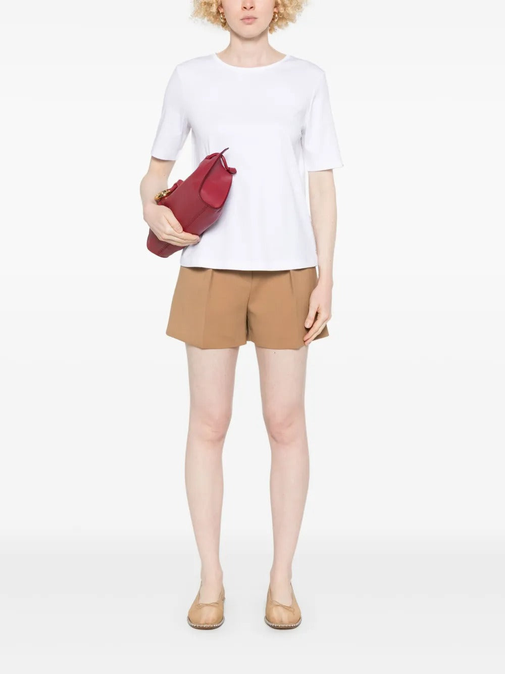 SIDE SLITS COTTON T-SHIRT