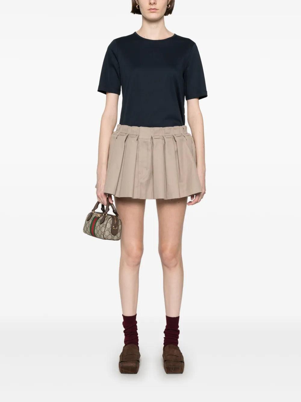 SIDE SLITS COTTON T-SHIRT