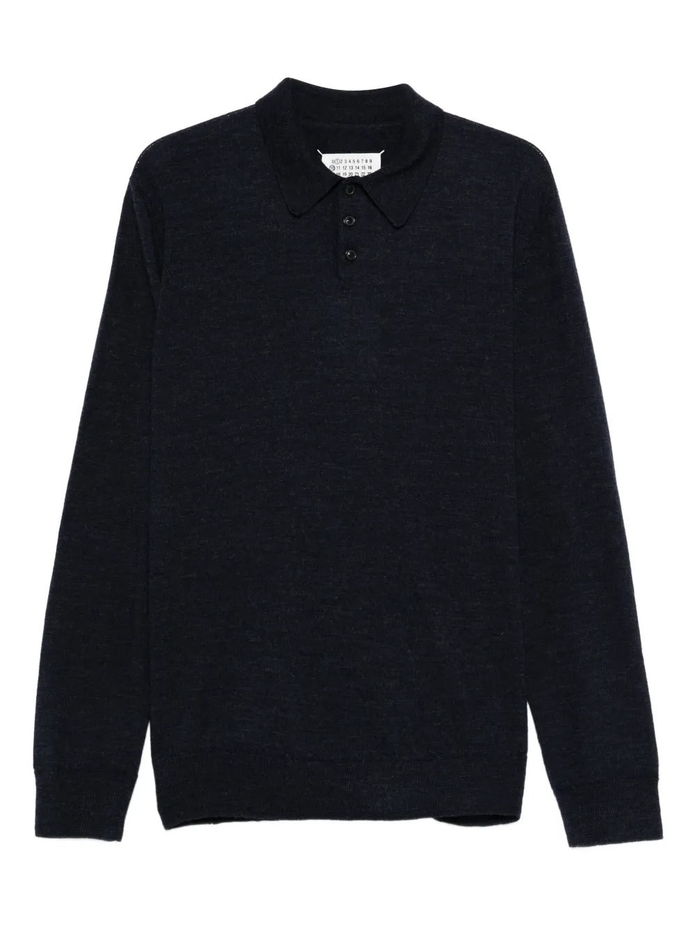 ELBOW-PATCH WOOL POLO SHIRT