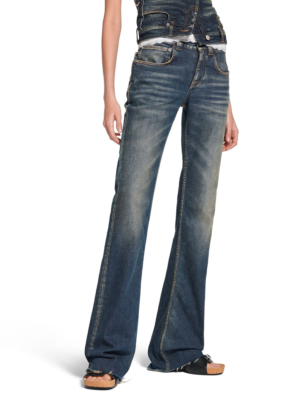 SLIM FIT BOOTCUT JEANS