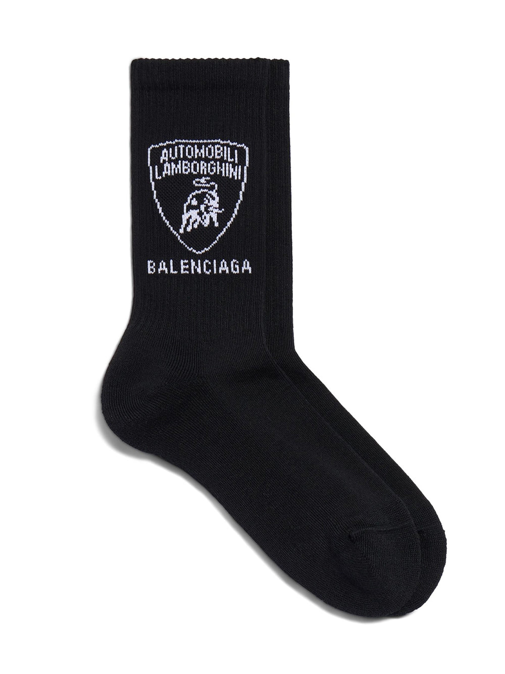 AUTOMOBILI LAMBORGHINI SOCKS IN BLACK/WHITE