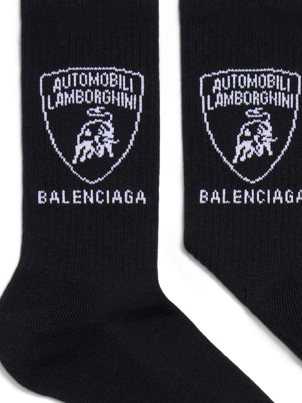 AUTOMOBILI LAMBORGHINI SOCKS IN BLACK/WHITE
