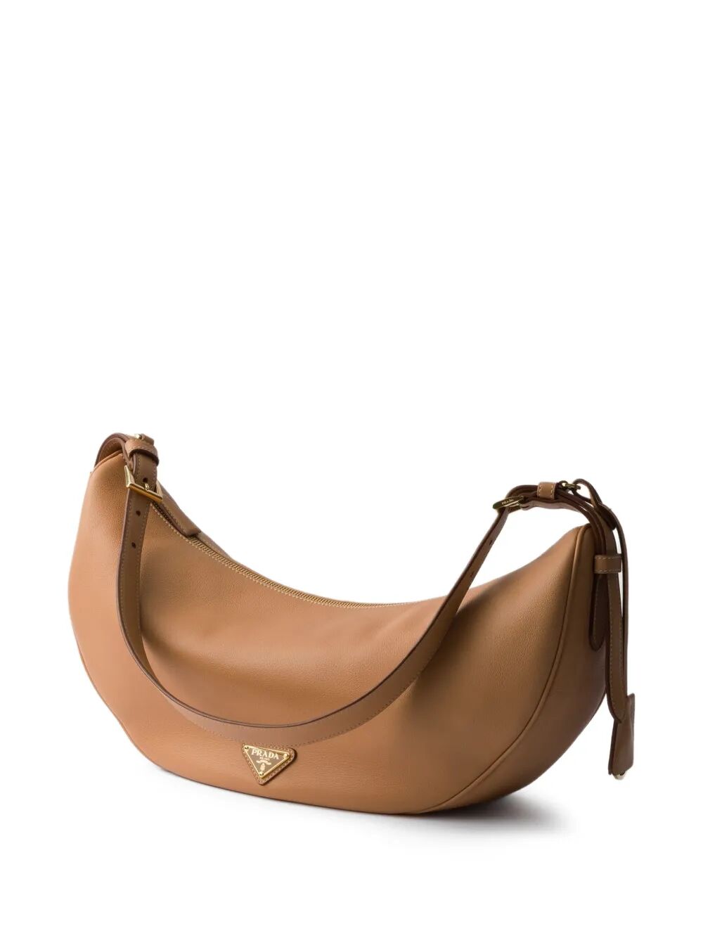 DEMI-LUNE LARGE LEATHER SHOULDER BAG