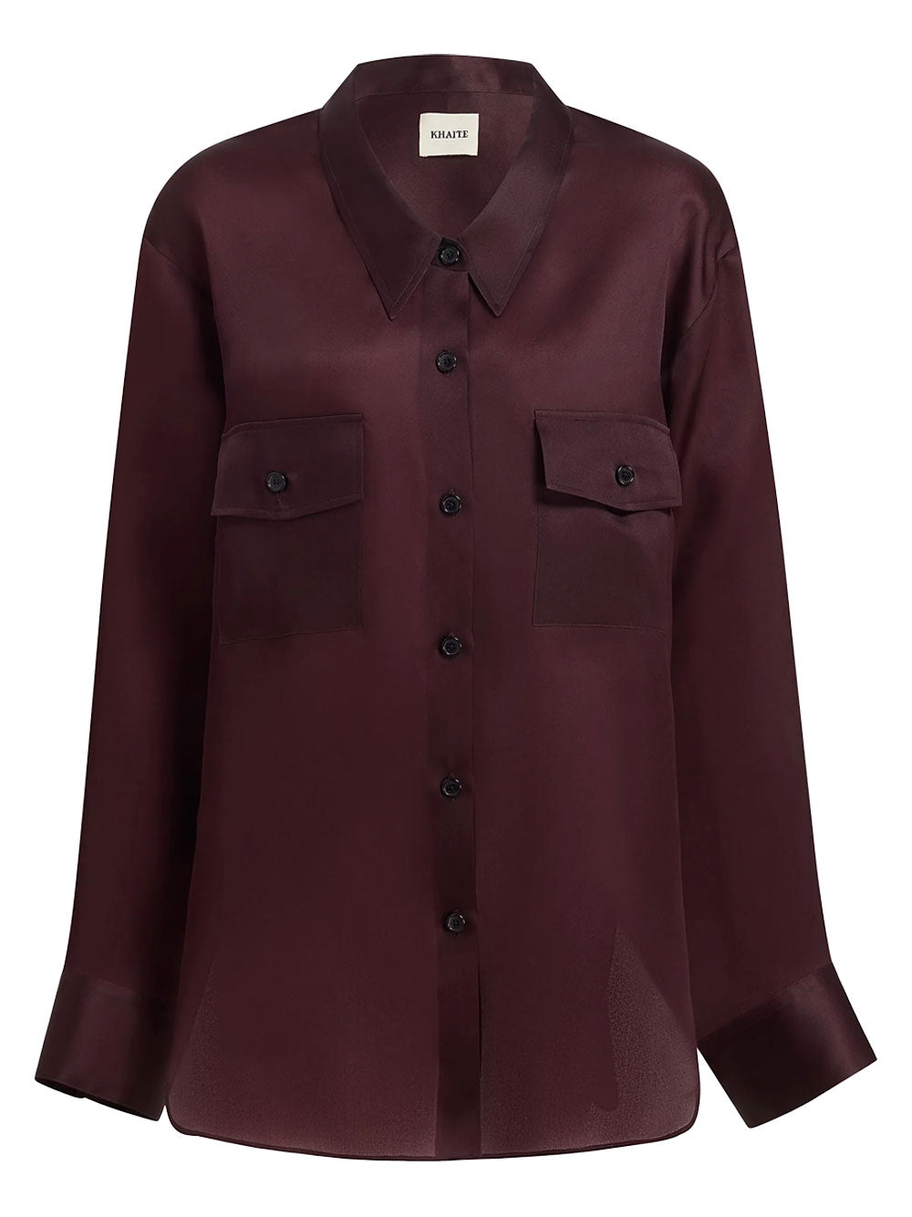 MATTEO RELAXED FIT SILK ORGANZA SHIRT
