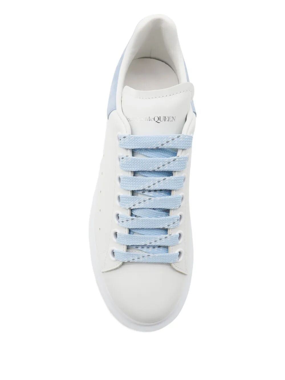 OVERSIZED SNEAKERS IN WHITE/POWDER BLUE