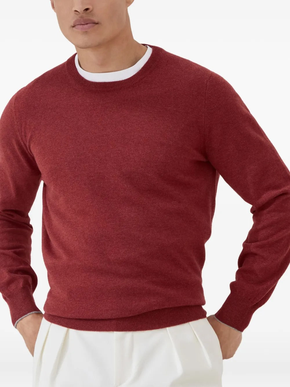CASHMERE CREW NECK SWEATER