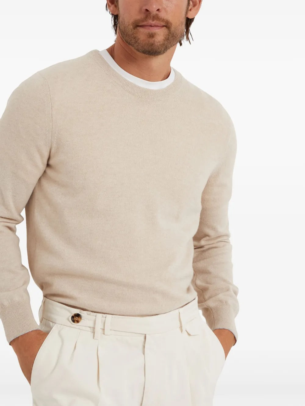 CASHMERE CREW NECK SWEATER