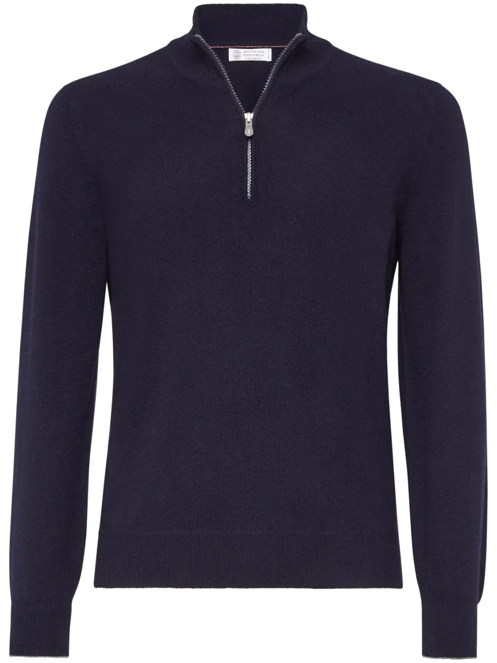 CASHMERE SWEATER WITH HALF ZIP