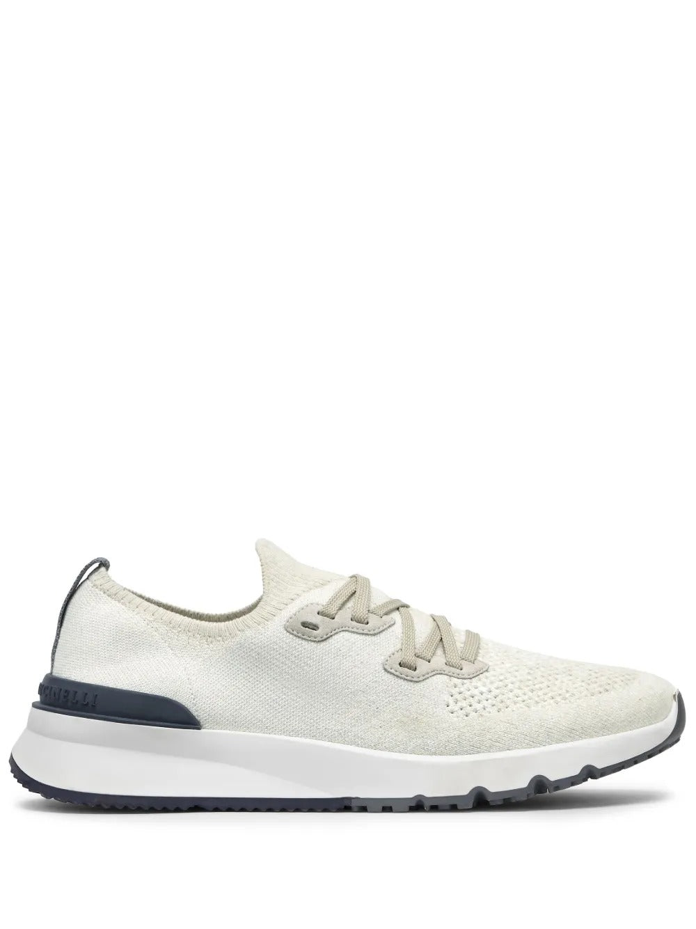 COTTON CHINÉ KNIT RUNNER SNEAKERS