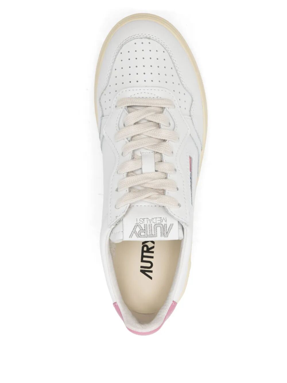 MEDALIST LOW SNEAKERS IN WHITE AND POLIGNAC LEATHER