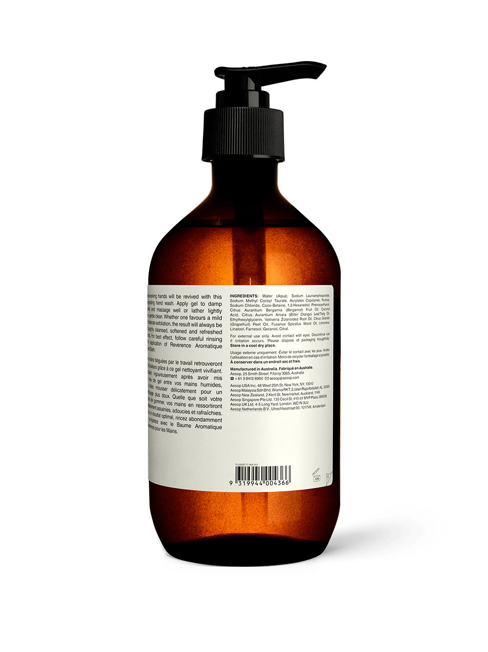 REVERENCE AROMATIQUE HAND WASH 500 ML