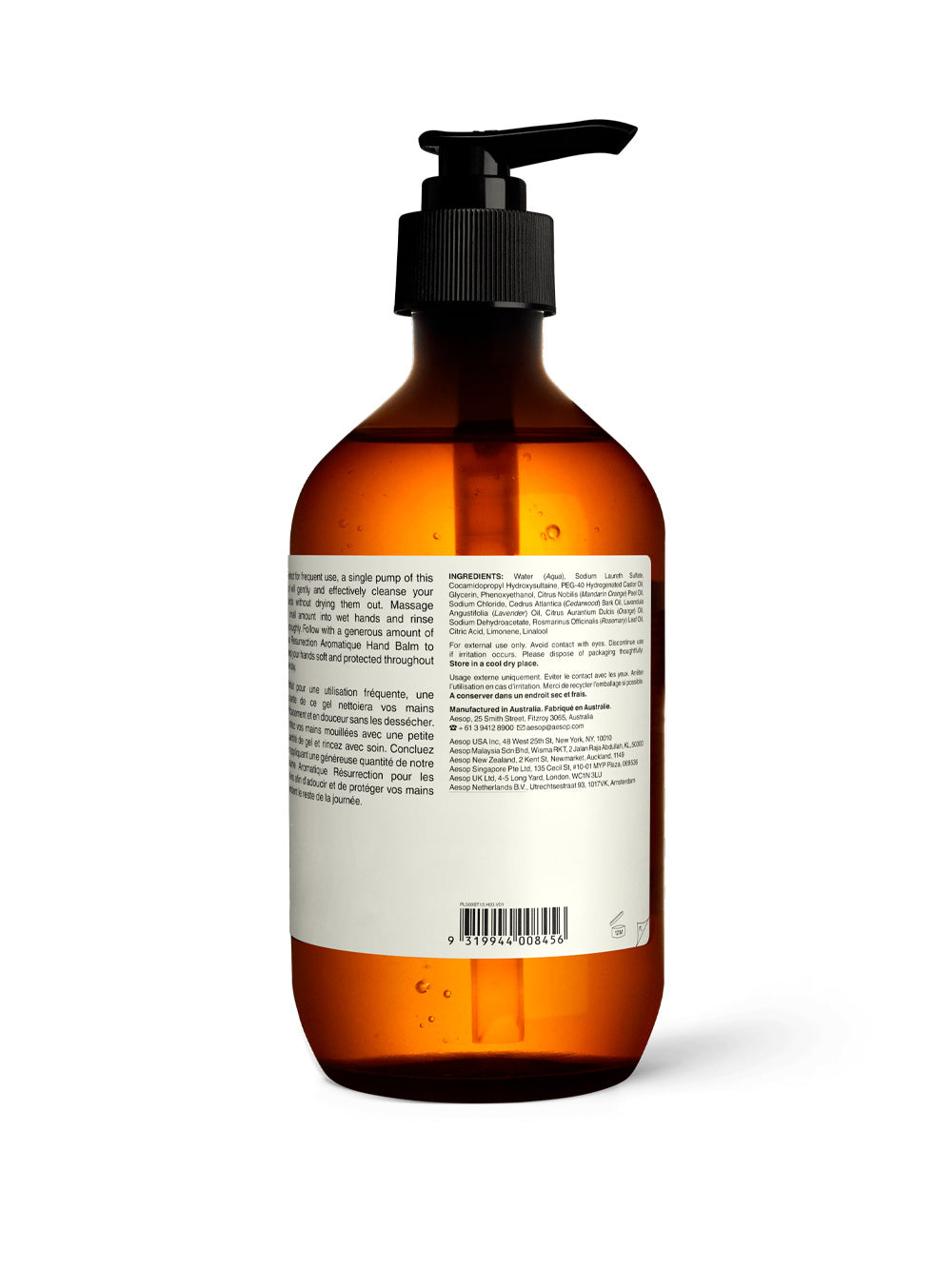 RESURRECTION AROMATIQUE HAND WASH 500 ML