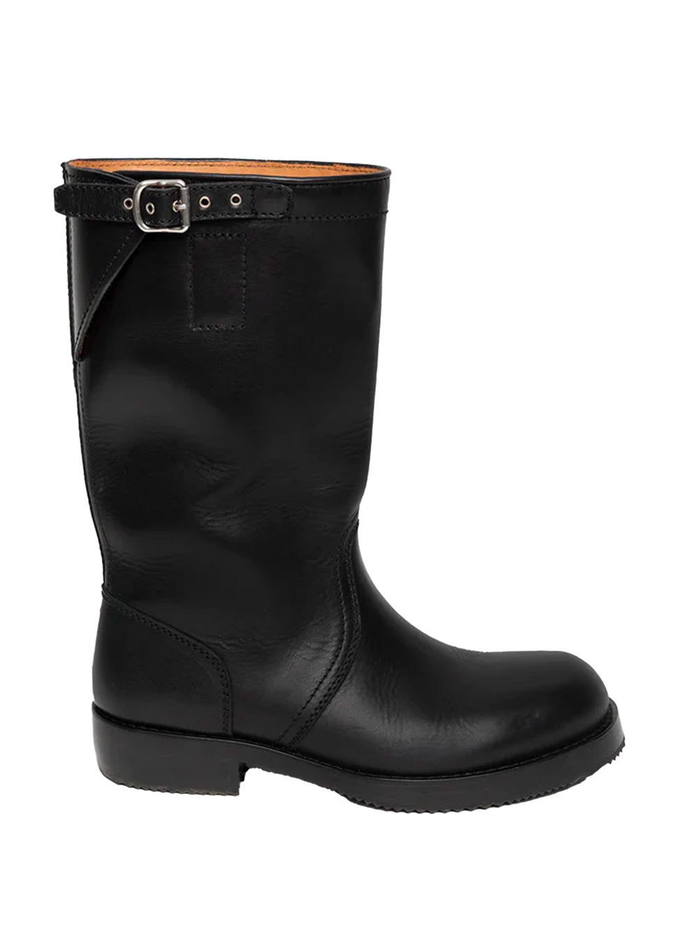 STIVALI BIKER IN PELLE