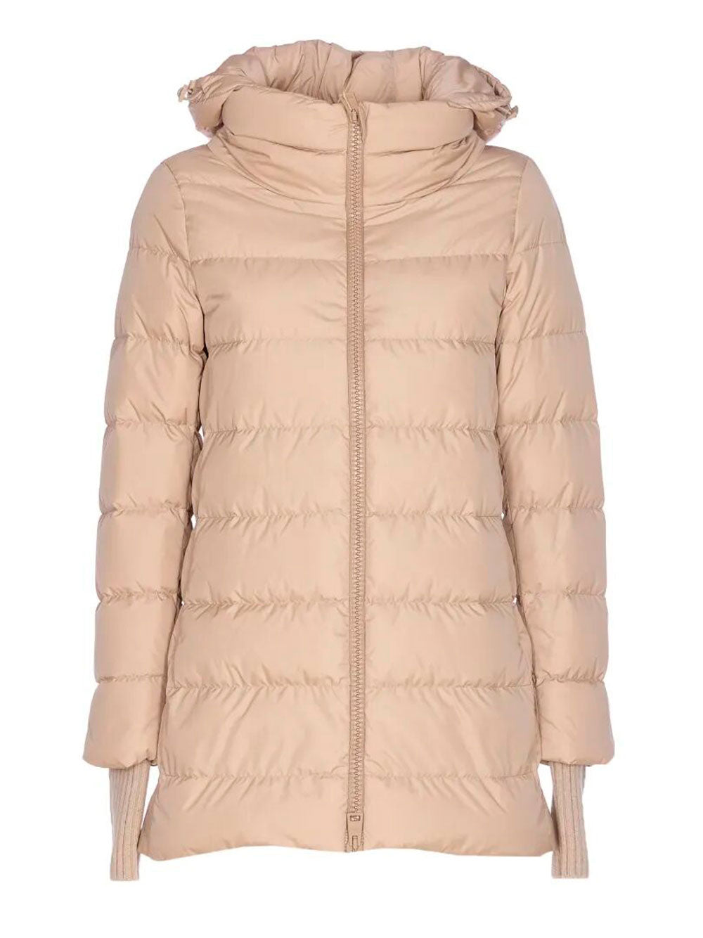 HOODED ZIP-UP PADDED JACKET