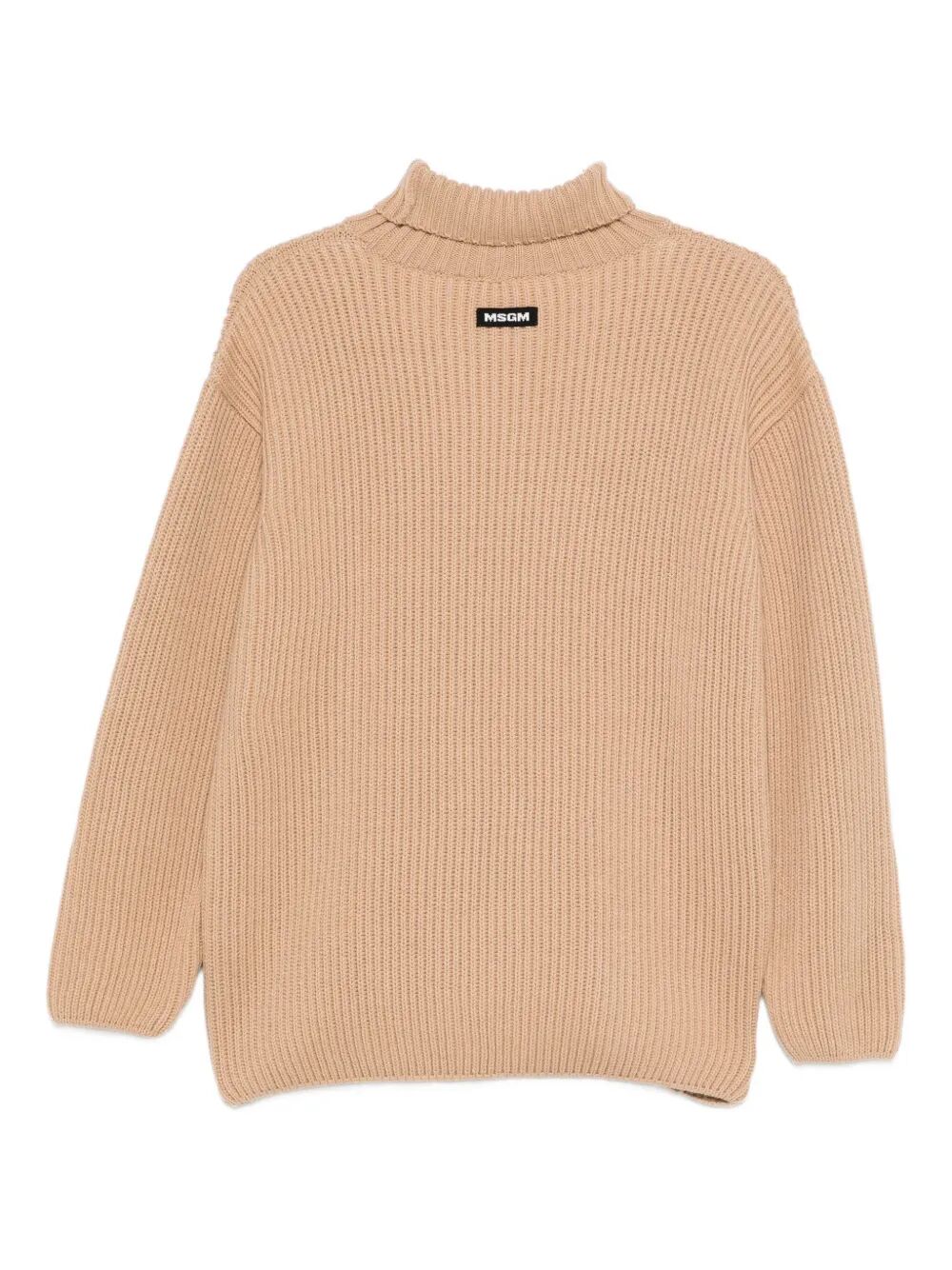 TURTLENECK SWEATER WITH COLOR BLOCK DETAIL
