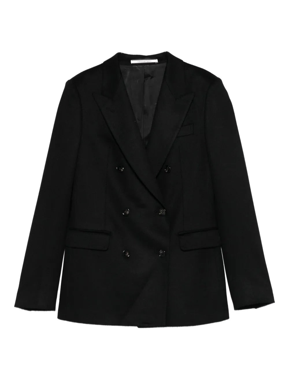 DOUBLE-BREASTED CAMEL WOOL BLAZER