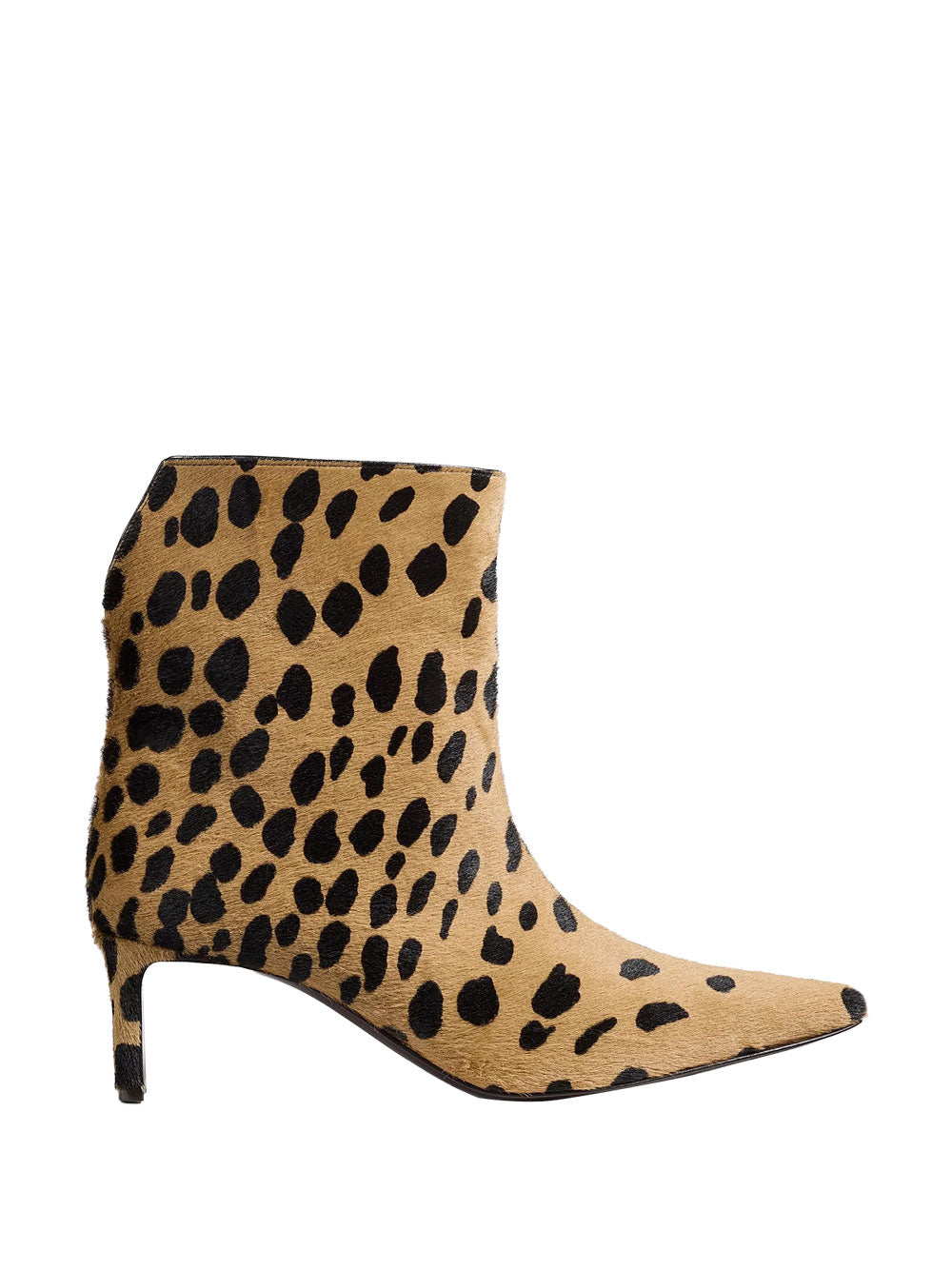 ONA 55 ANKLE BOOTS IN PRINTED HAIRCALF