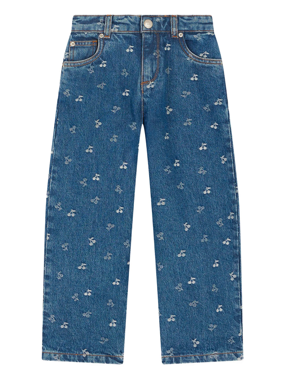 JEANS CON RICAMO CILIEGIE