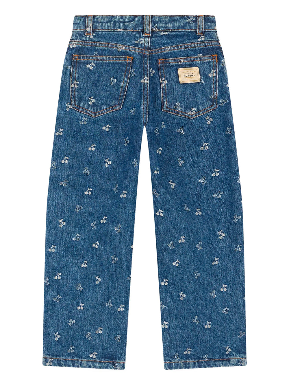 JEANS CON RICAMO CILIEGIE