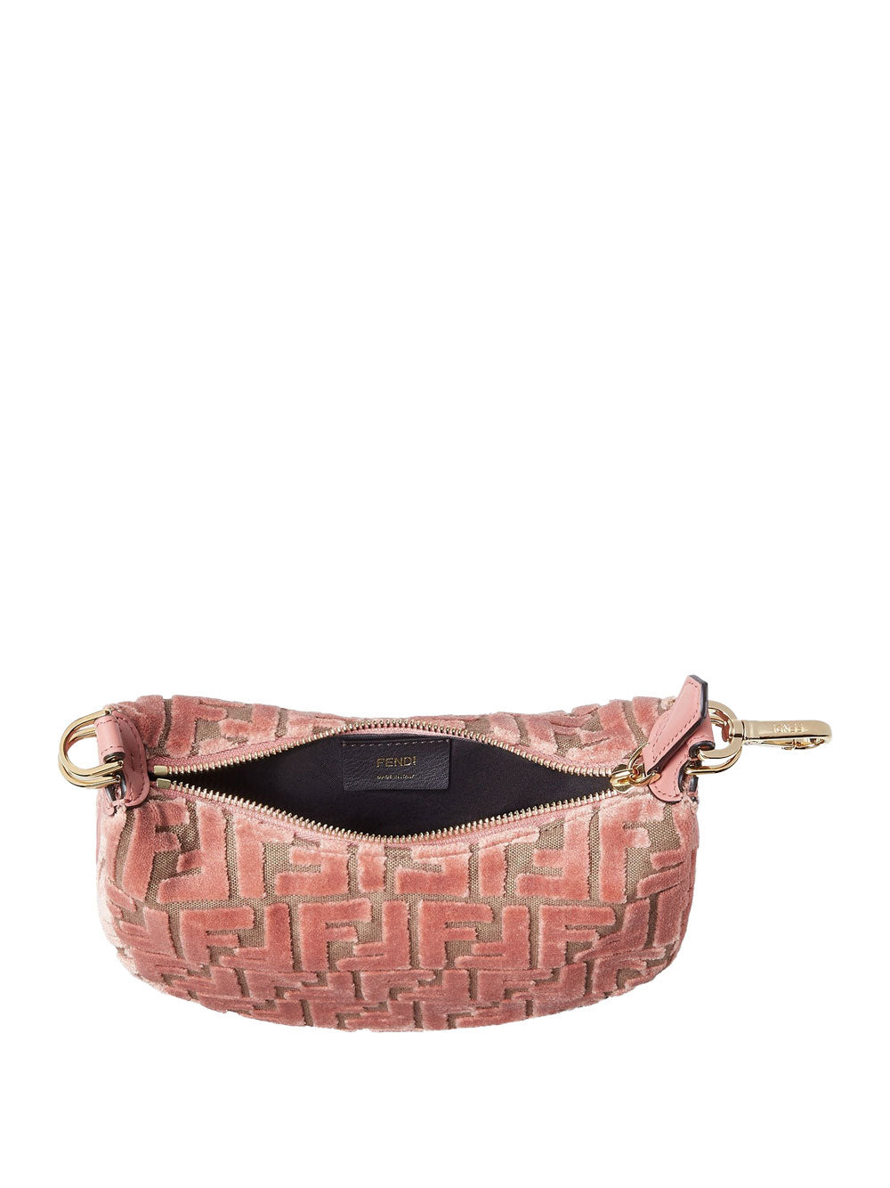 GRAPHY MINI HOBO BAG IN FF JACQUARD VELVET