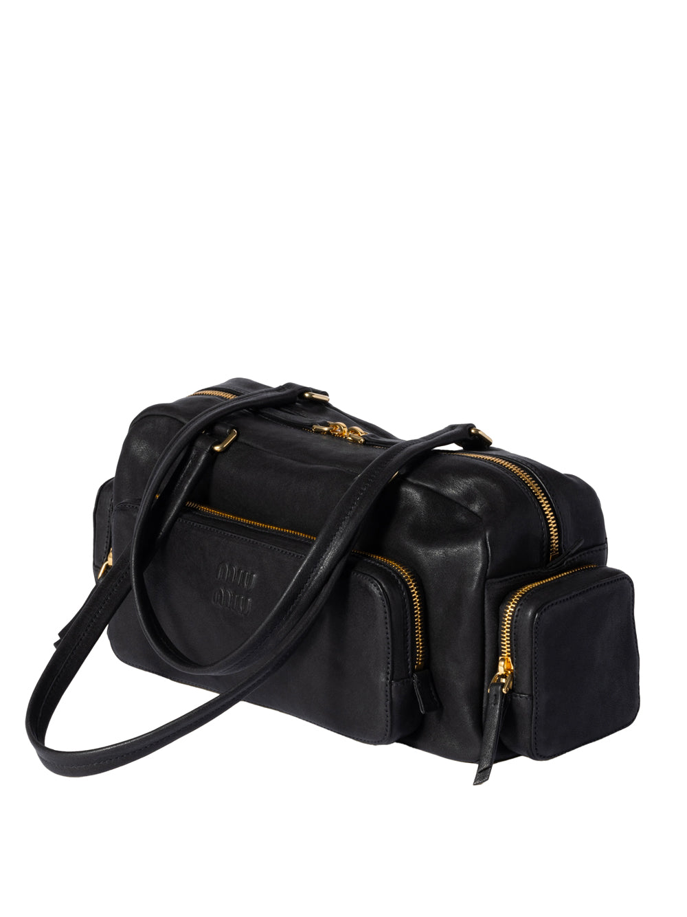 POCKET WASHED NAPPA LEATHER BAG