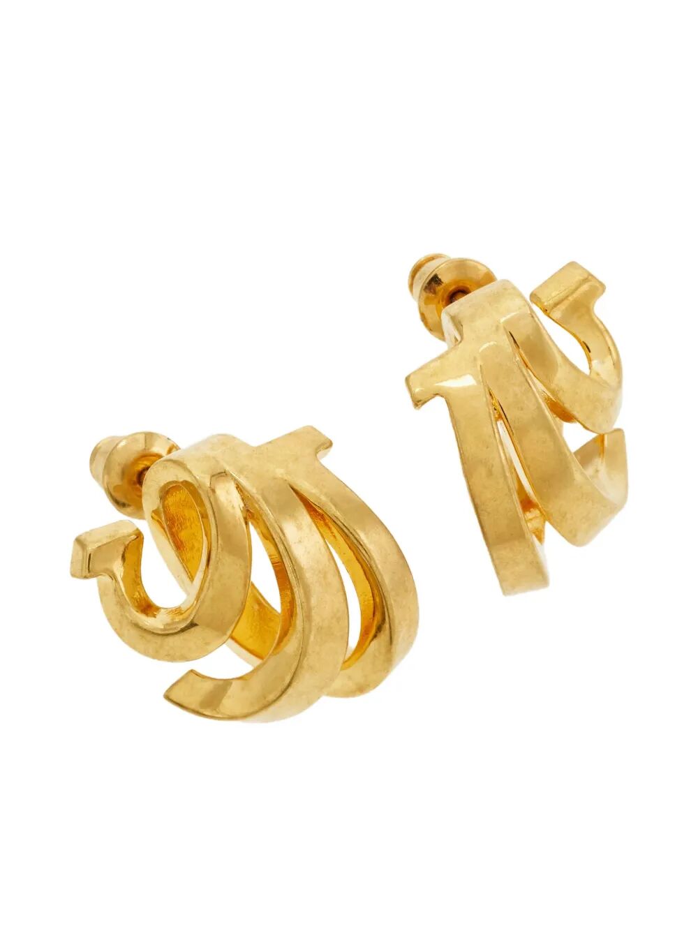 TRIPLE GANCINI EARRINGS