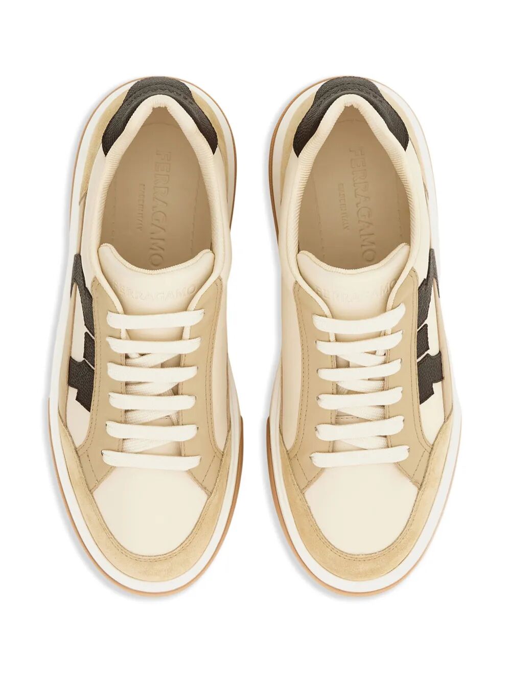 SUEDE AND LEATHER CASSINA SNEAKERS